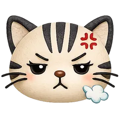 ねこさんアイコン（呆れ顔）