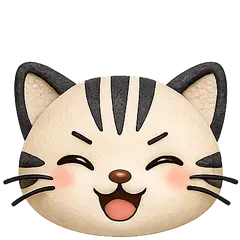 ねこさんアイコン（笑顔）