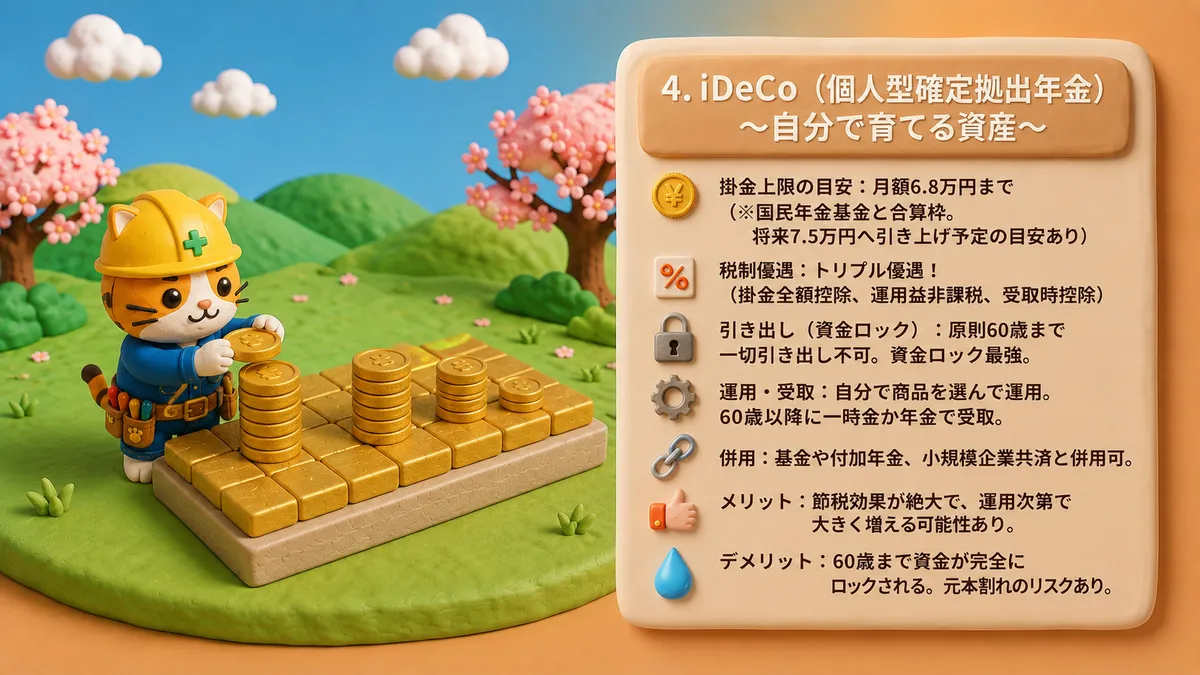 iDeCo：自分で育てる資産